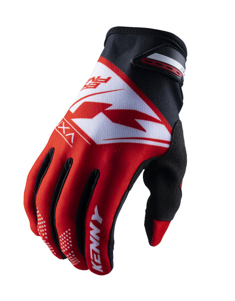 Gants cross enfant Kenny Brave - rouge