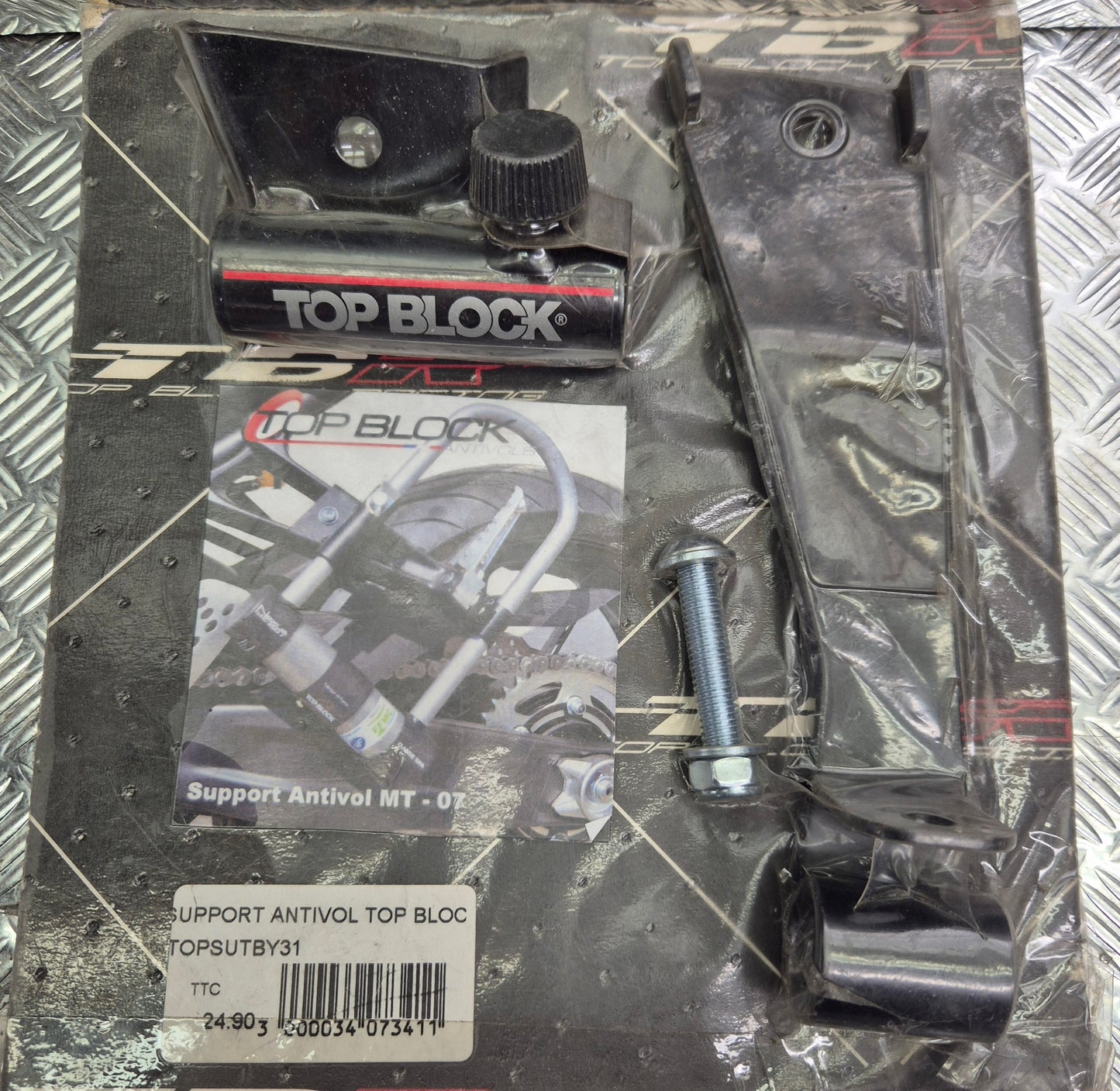 Support antivol top block yamaha MT-07