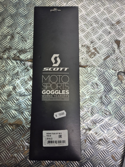 Pack 20 Tear off Scott 205159-223