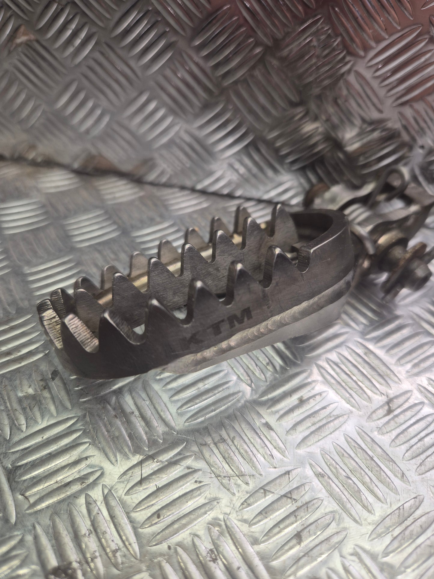 PAIRE DE REPOSE PIEDS RAPTOR TITANIUM KTM HUSQVARNA GAS GAS