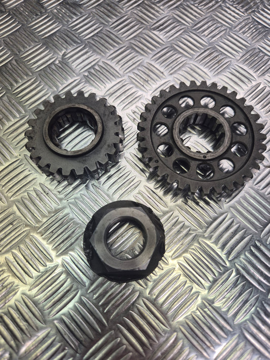 Ensemble pignon de vilbrequin avec écrou yamaha 450 yfz 2006-2012