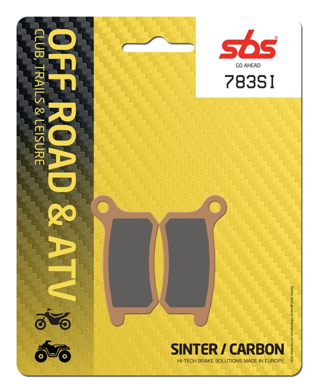 Plaquettes de Frein SBS - métal fritté - 783SI