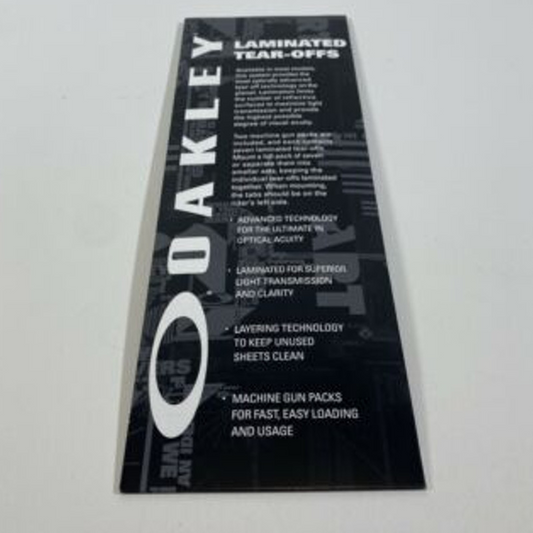 Oakley Airbrake Mx Laminated Pack de 14 Tear-Off