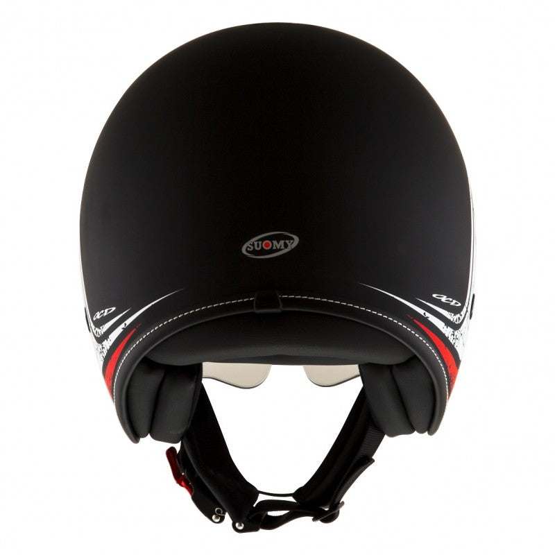 Casque SUOMY JET ROKK CITY ZODIAC MATT BLK/WHT/RED KSRK0010