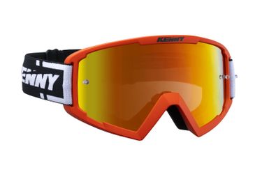 Masque cross enfant Kenny Track + Kid orange écran iridium