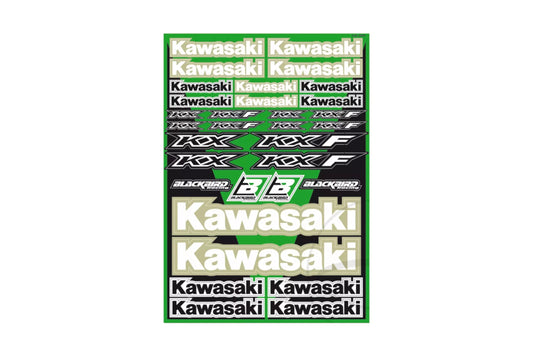 Planche de stickers BLACKBIRD KAWASAKI KX KX-F - 5430
