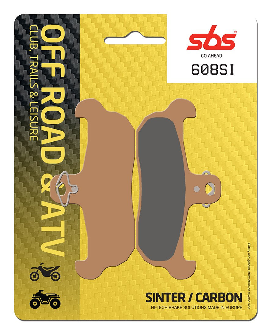PLAQUETTES DE FREIN SBS 608 SI HUSQVARNA CR WR TE