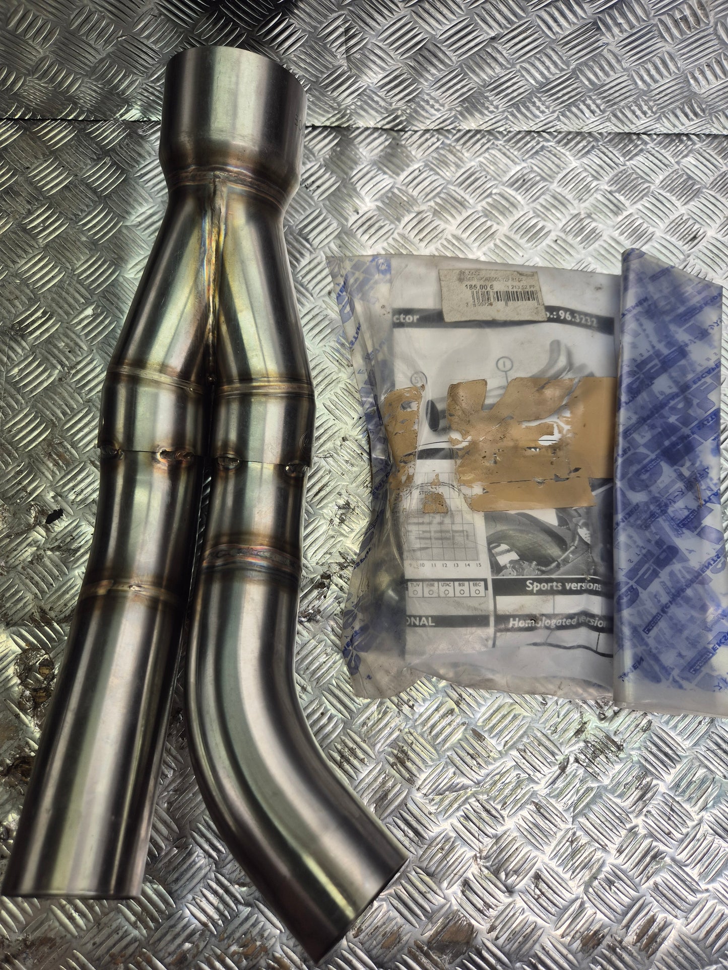 Tube d'échappement laser yamaha yzf r1 2004-2006