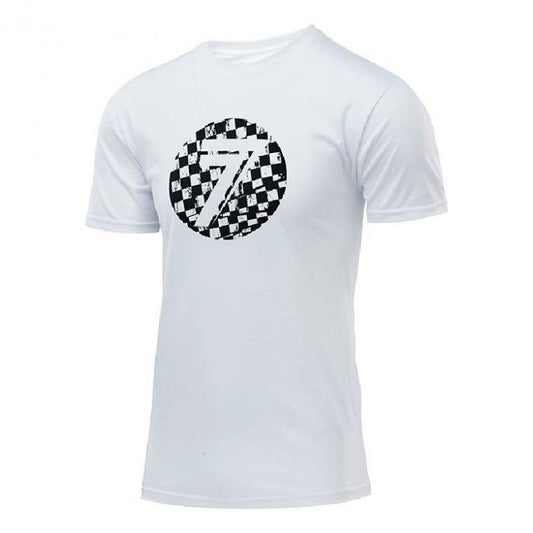 Tee-shirt Seven Dot white/checkmate XL