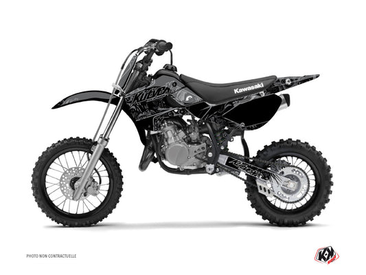 Kit déco kutvek zombie dark noir KAWASAKI 65 KX