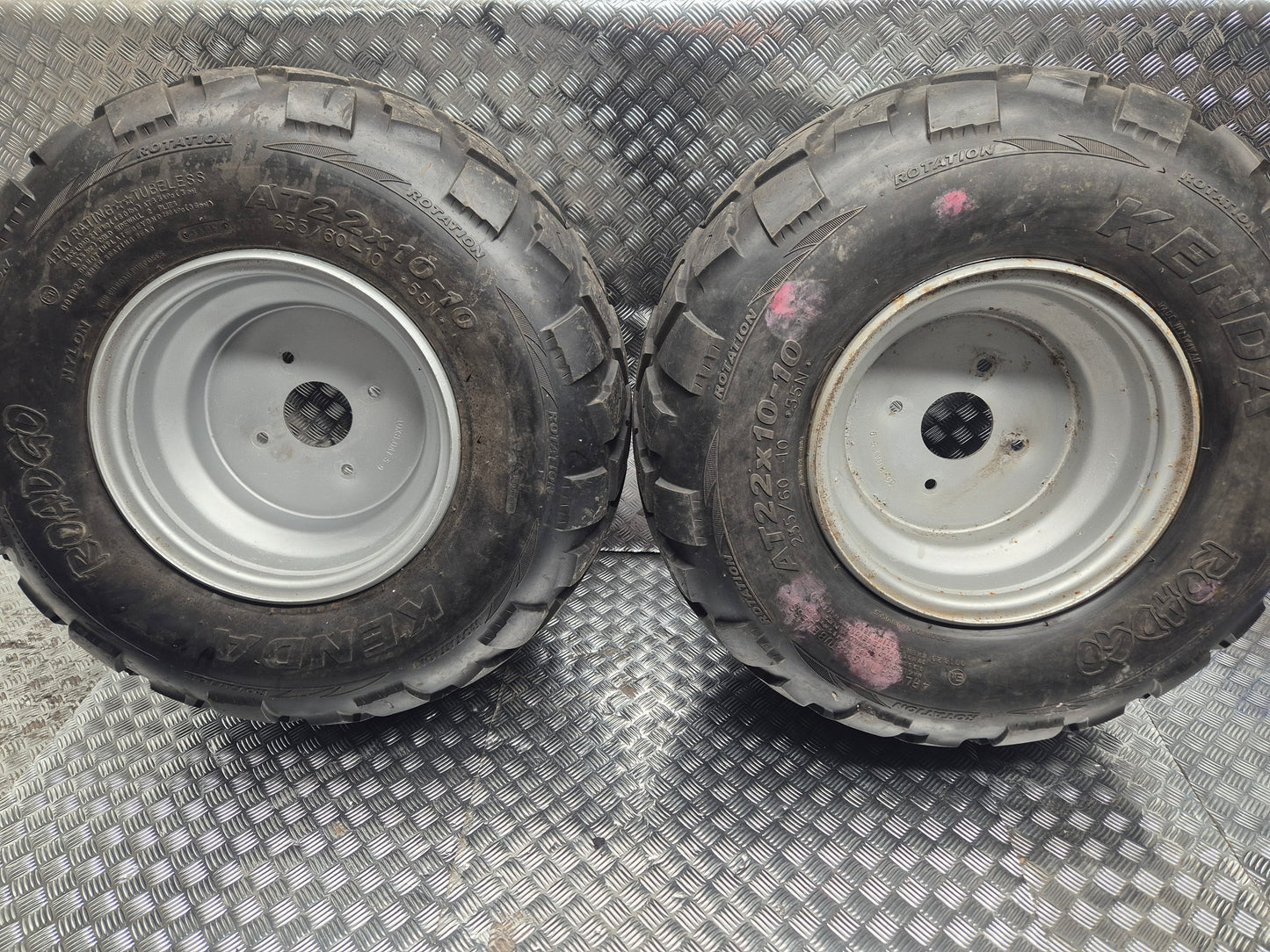 Paire de jantes arrière SMC BAROSSA QUAD SNAKE 200 - CRS 170