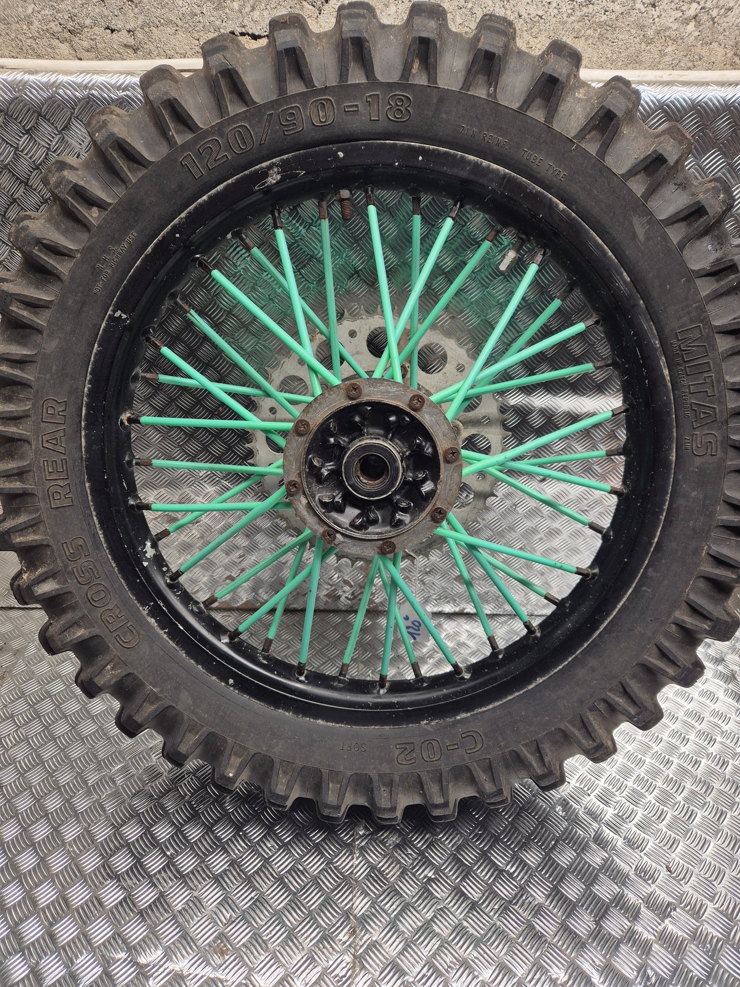 Jante arrière KAWASAKI 125 KX 1987
