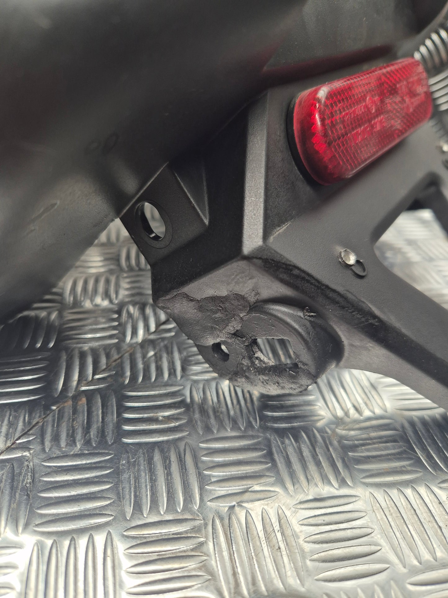 Support de plaque PEUGEOT LUDIX BLASTER RS12 2007-2014