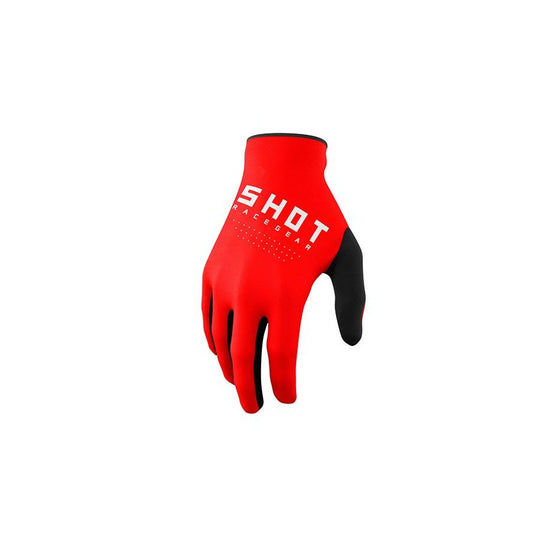 Gants cross enfant Shot Draw - Rouge