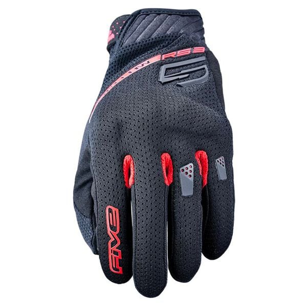 Gants moto Five RS3 Evo Black Red