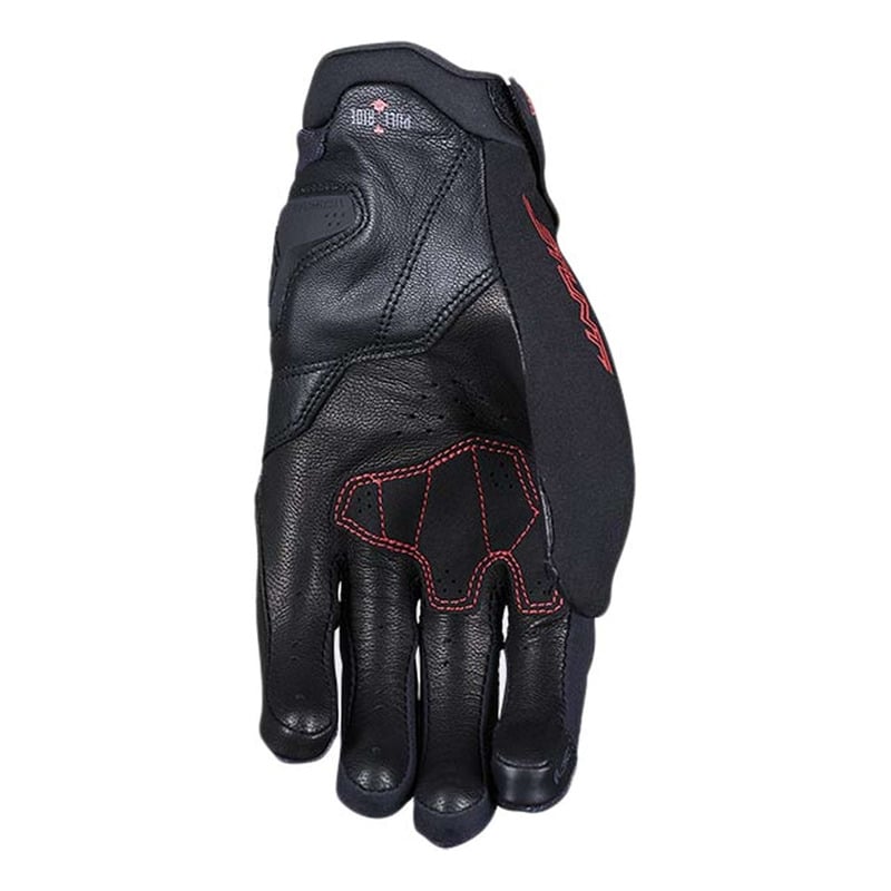 Gants textile Five Stunt Evo 2 noir/rouge camo