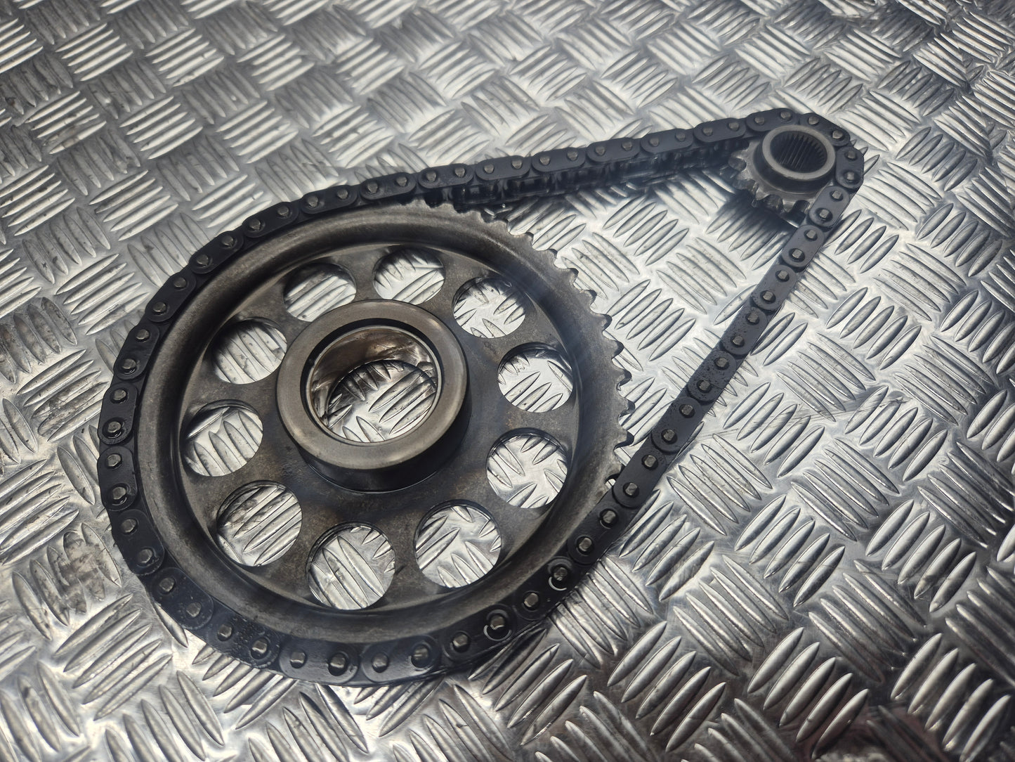 Pignon de roue libre + Pignon de démarreur + chaine KAWASAKI 500 GPZ 1994-2003