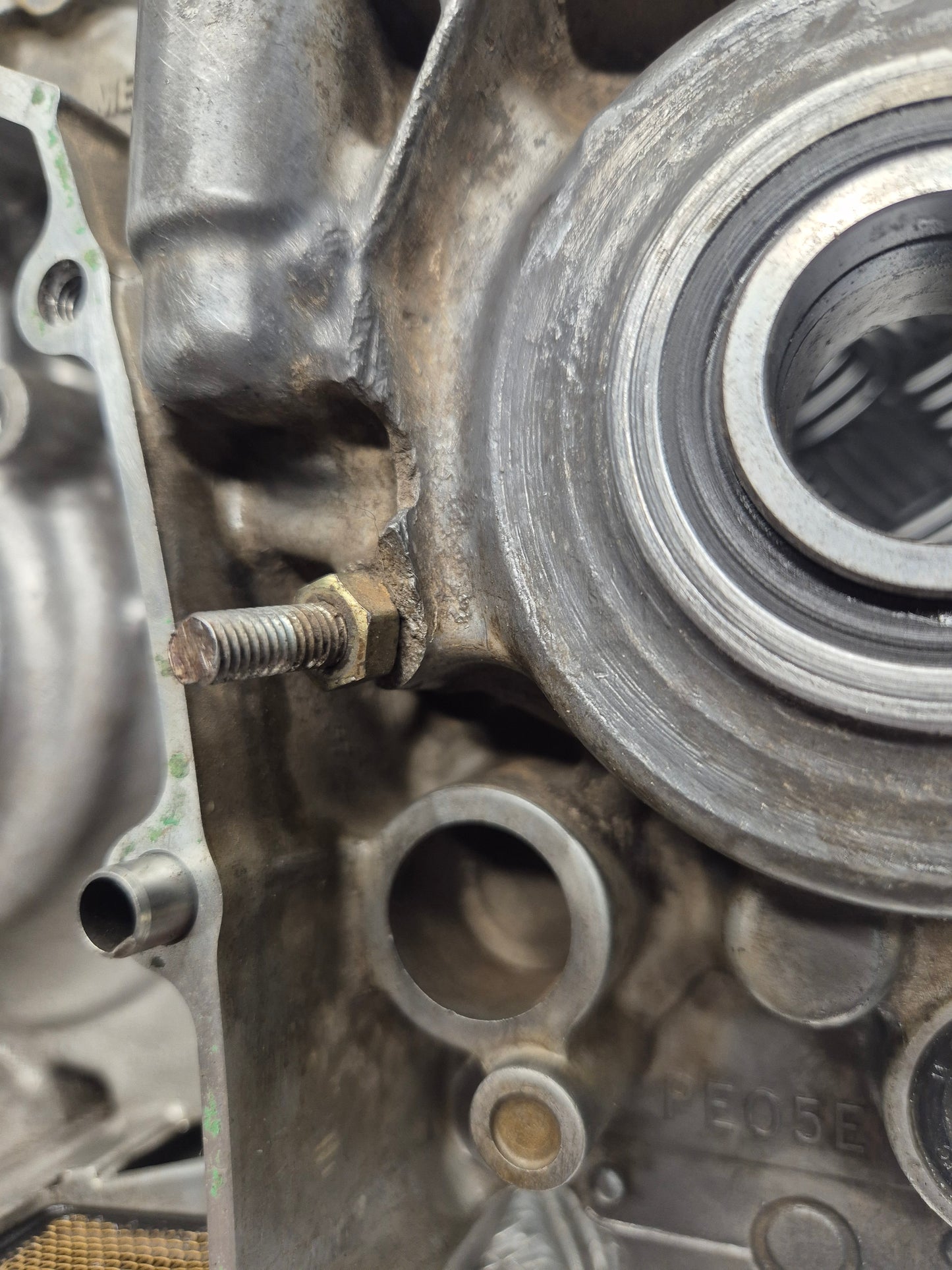 Carter moteur gauche HONDA 450 CRF 2009-2012