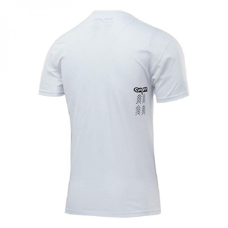 Tee-shirt Seven Dot white/checkmate XL